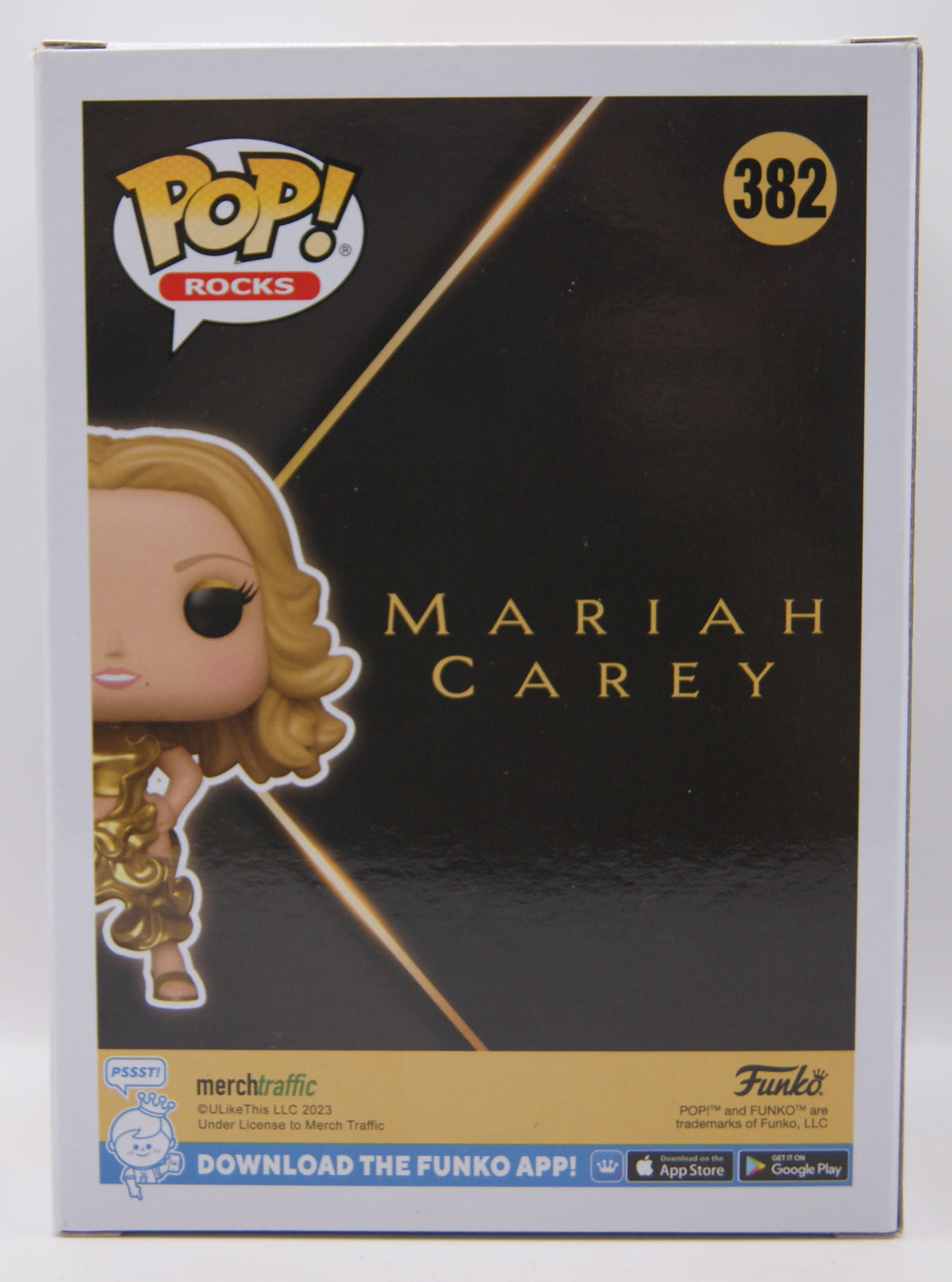 Funko Pop! Rocks Mariah Carey #382 Gold Dress Vinyl Figur OVP