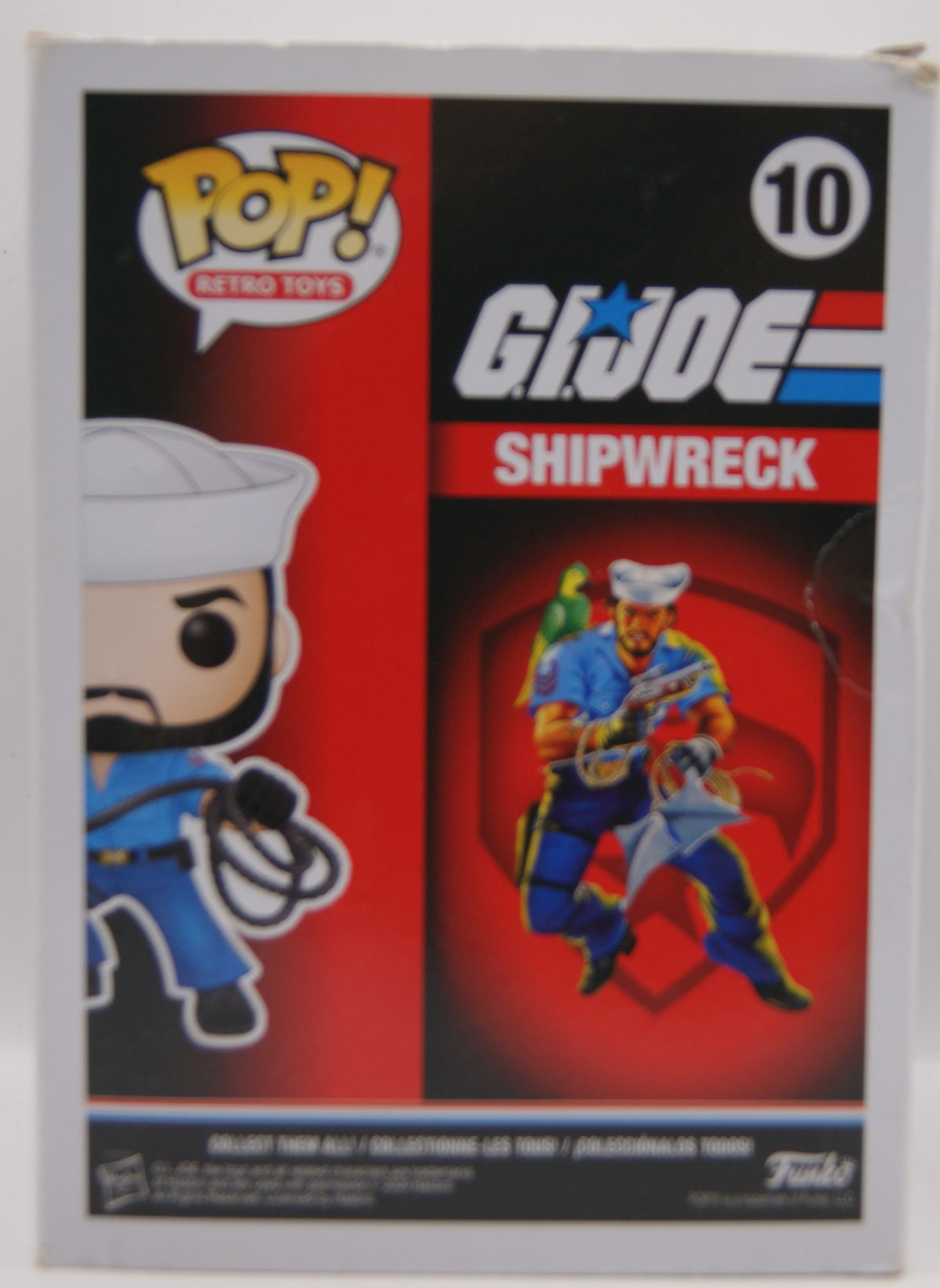 Funko Pop! Retro Toys G.I. Joe Shipwreck #10 Vinyl Figur OVP