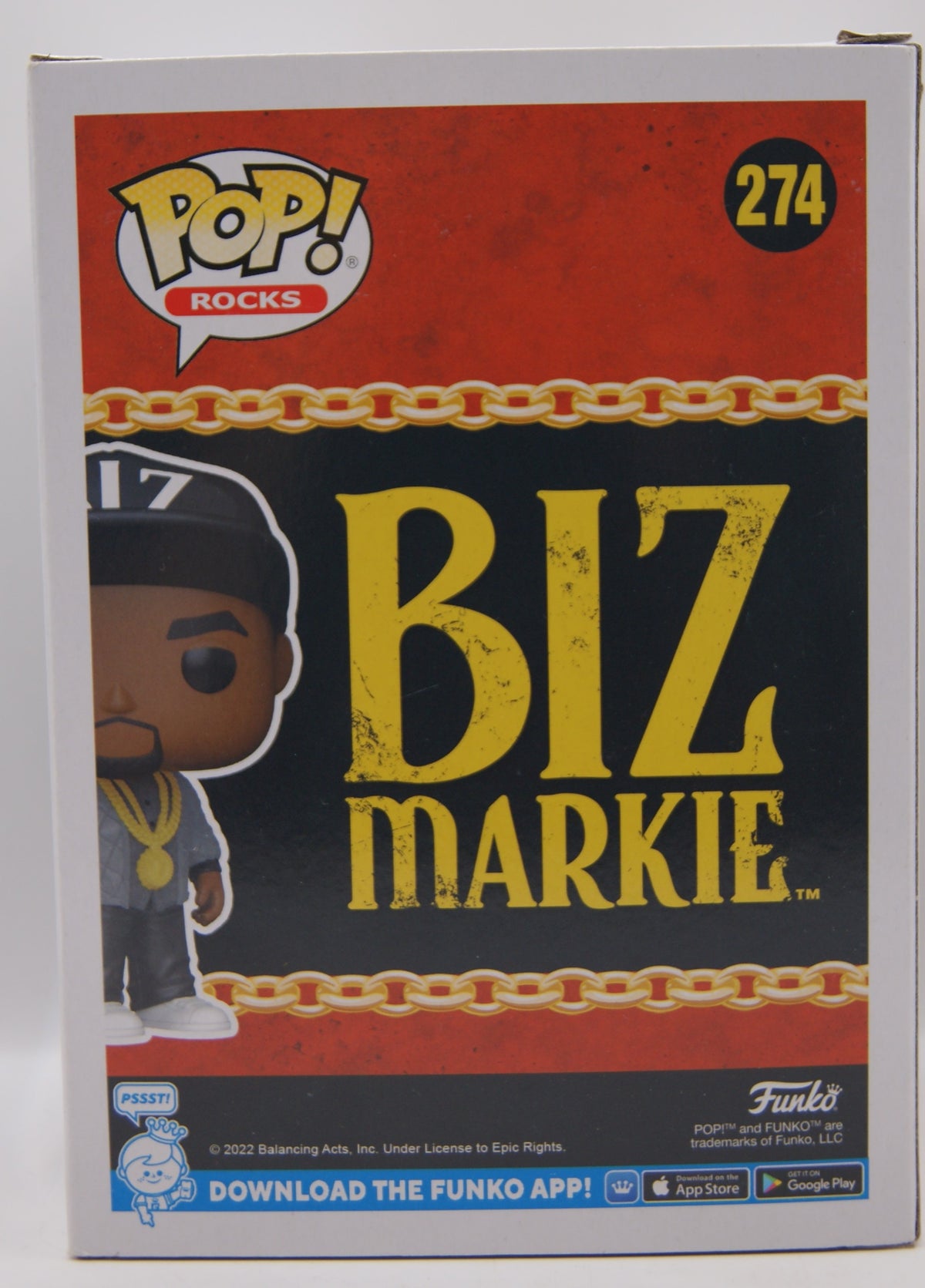 Funko Pop! Rocks Biz Markie #274 Hip Hop Rap Vinyl Figur OVP