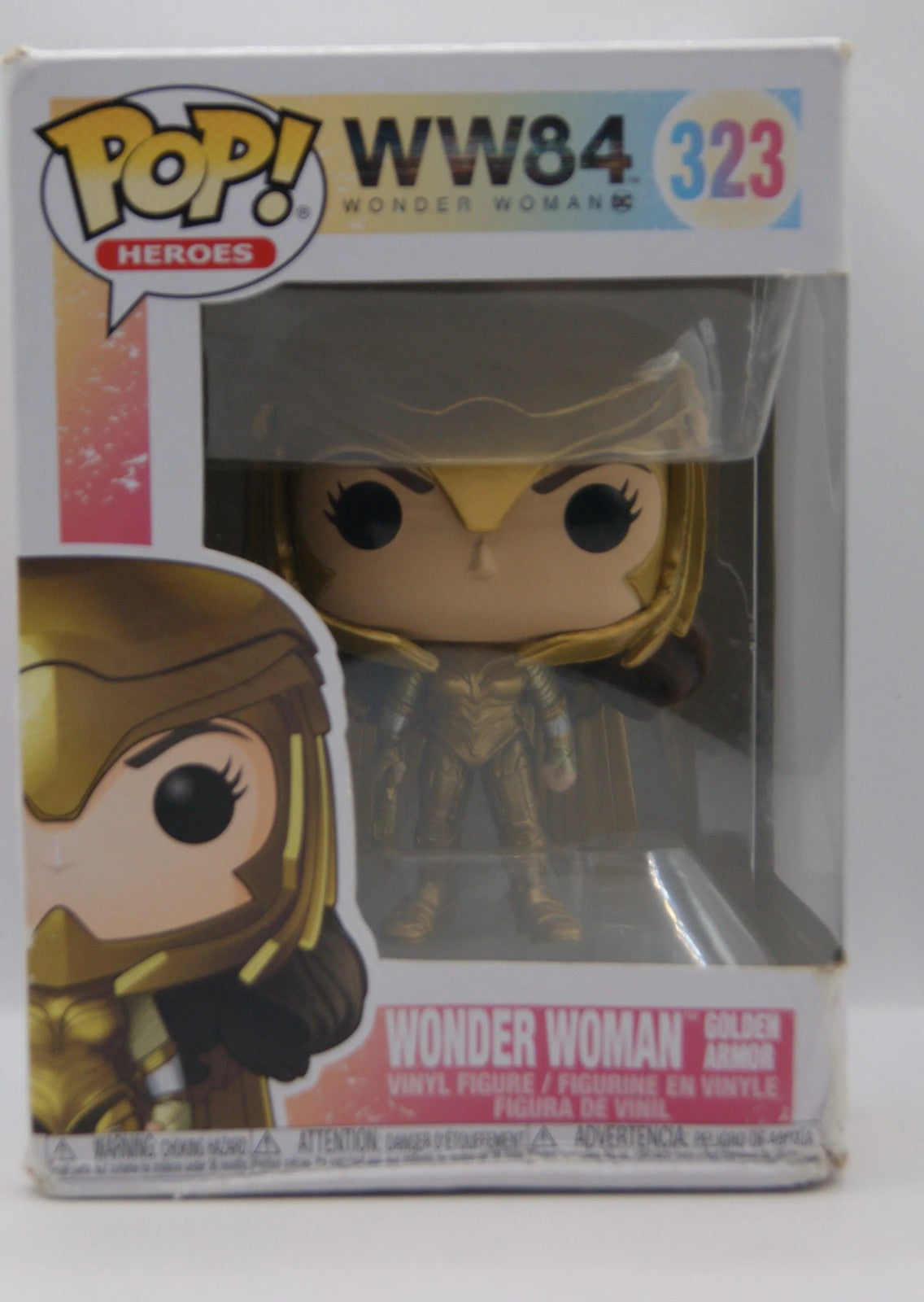 Funko Pop! Heroes Wonder Woman 1984 Golden Armor #323 DC WW84 Vinyl Figur OVP