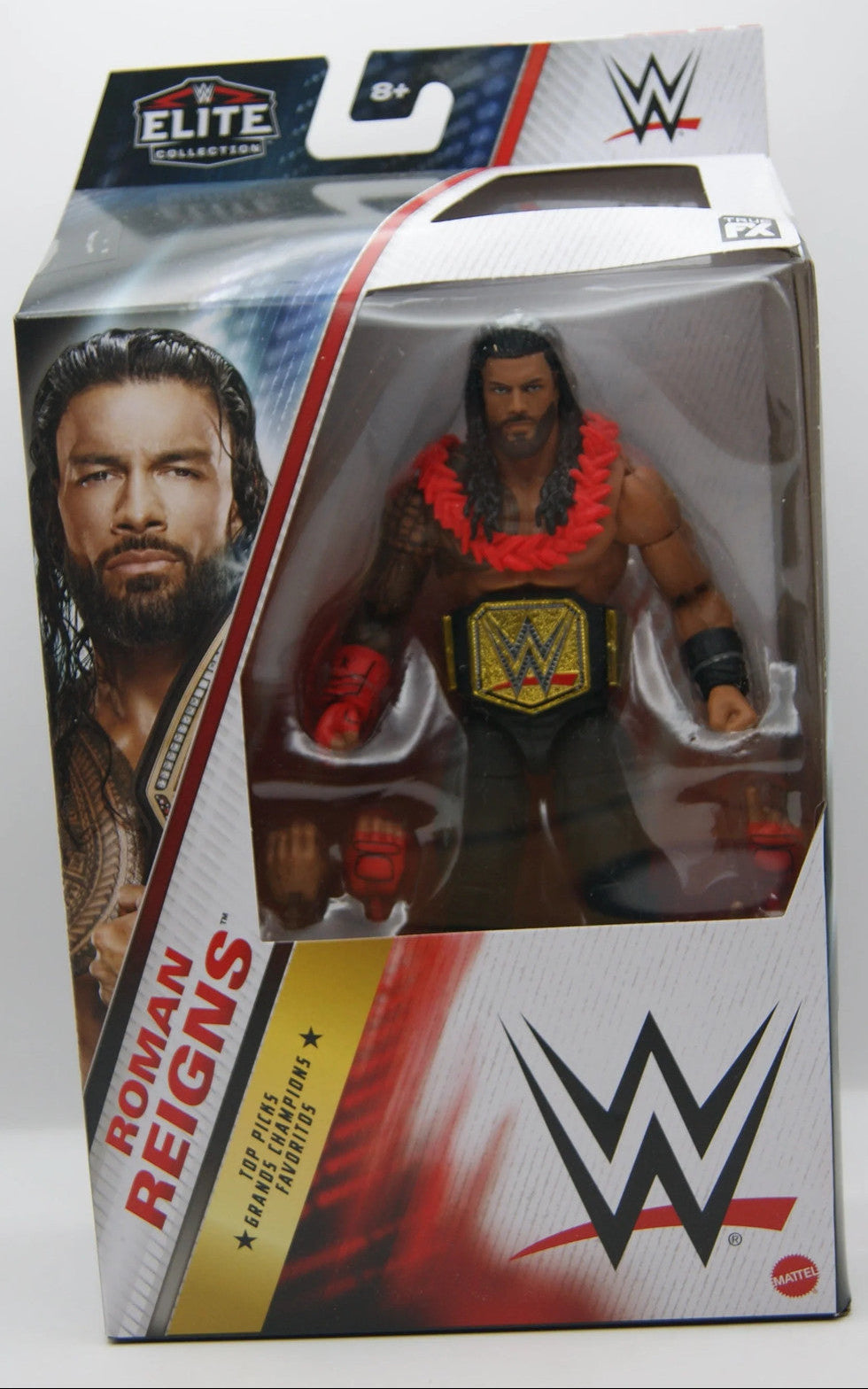Mattel WWE Elite Collection 2024 Roman Reigns Figur mit Championship Belt OVP