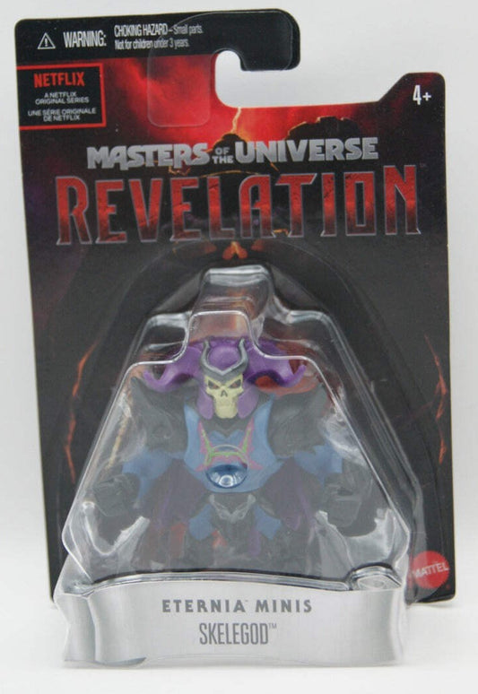 Mattel MOTU Revelation Eternia Minis Skelegod Figur HBR94 Neu OVP