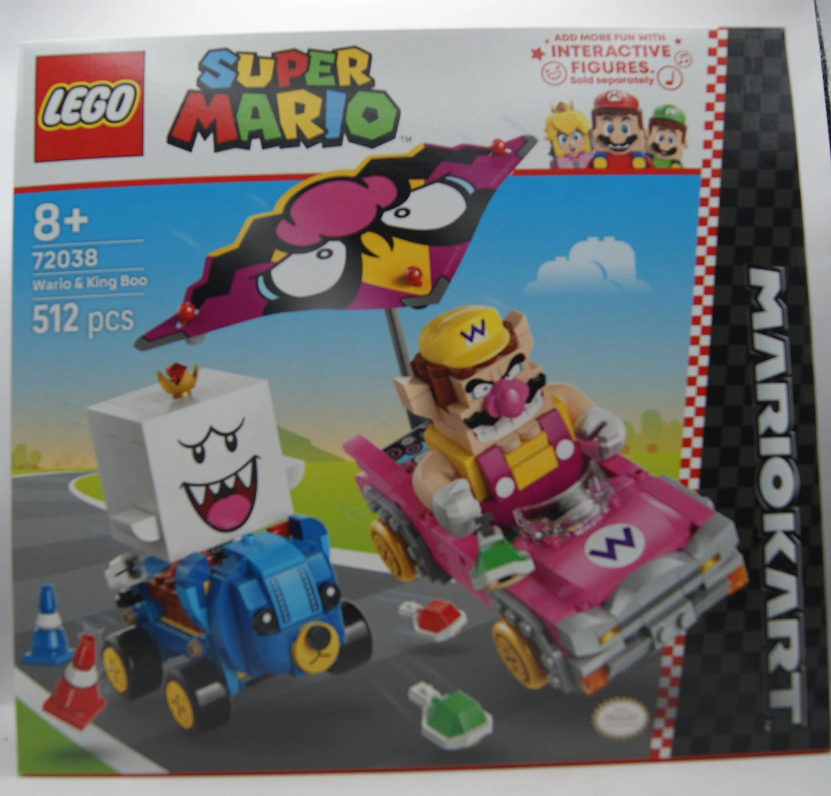 LEGO Super Mario 72038 Mario Kart Wario & König Buu Huu 512 Teile NEU OVP EOL