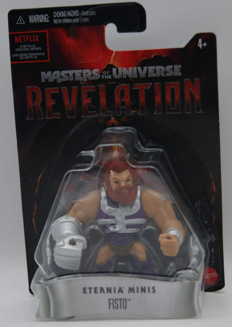 Mattel MOTU Revelation Eternia Minis Fisto Figur ca. 5 cm Neu OVP