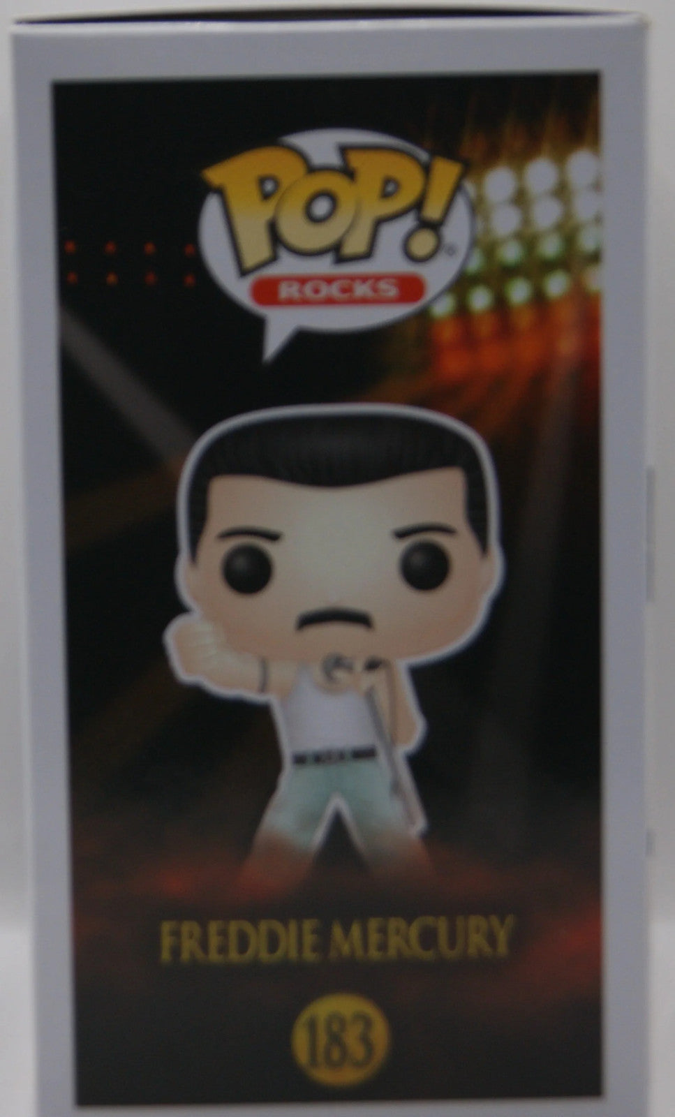 Funko Pop! Rocks Queen Freddie Mercury #183 Wembley 1986 Vinyl Figur OVP