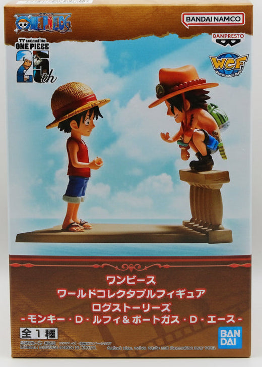 One Piece WCF Log Stories Monkey D. Luffy & Portgas D. Ace Banpresto OVP 8 cm