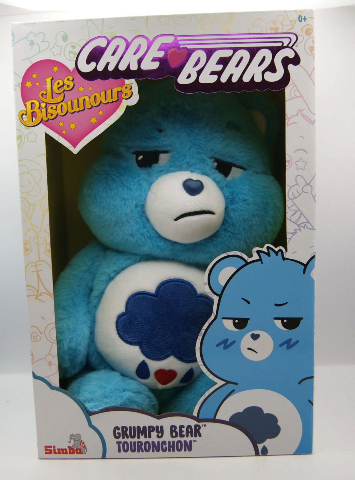 Care Bears Grumpy Bear Touronchon Simba Plüschbär 35 cm in Geschenkbox OVP