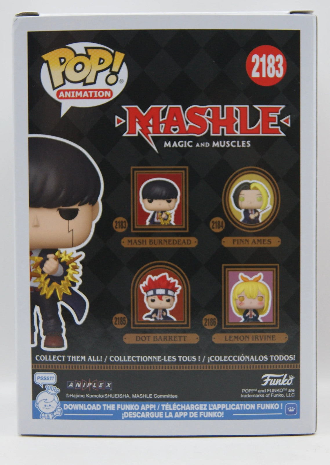 Funko Pop Mashle: Magic and Muscles – Mash Burnedead #2183 – Vinyl Figur – OVP