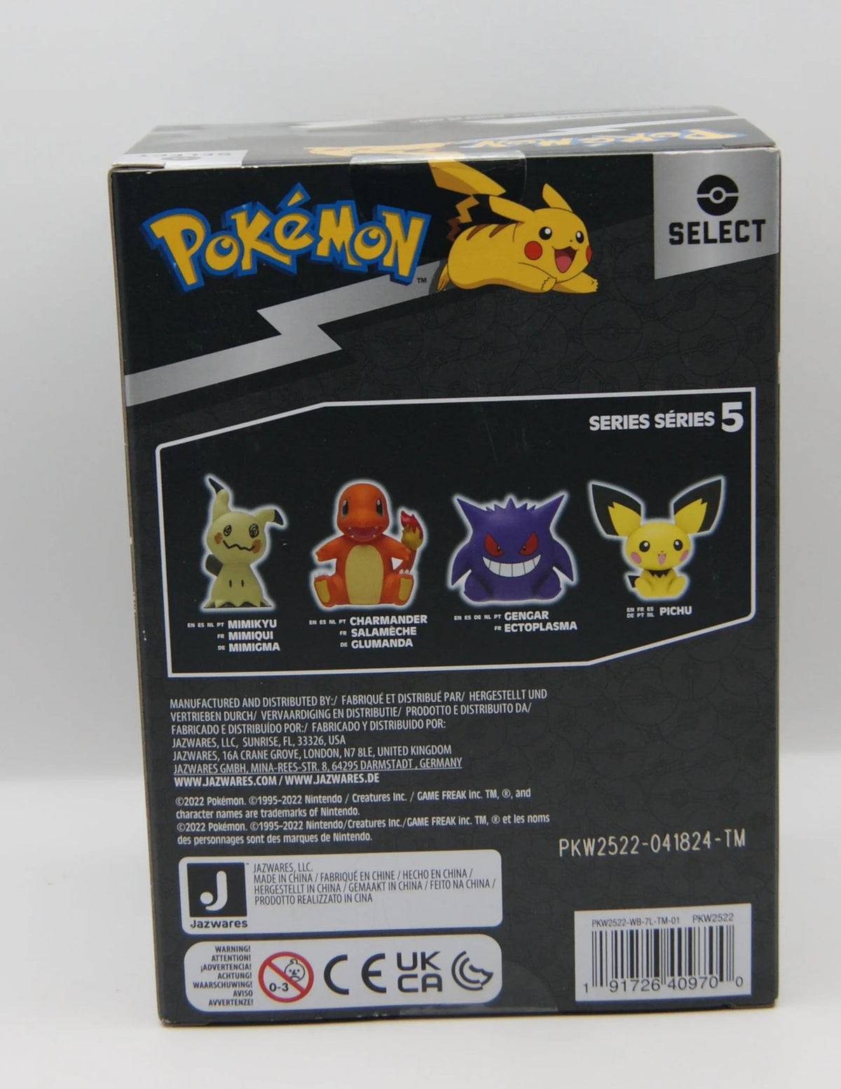 Jazwares Pokémon Select Pichu Series 5 Vinyl Figur ca. 10 cm OVP