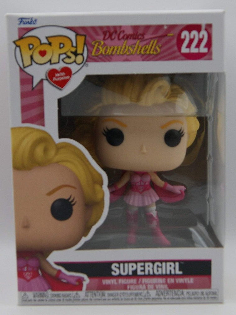 Funko Pop! DC Bombshells Supergirl #222 Breast Cancer Awareness BCRF OVP