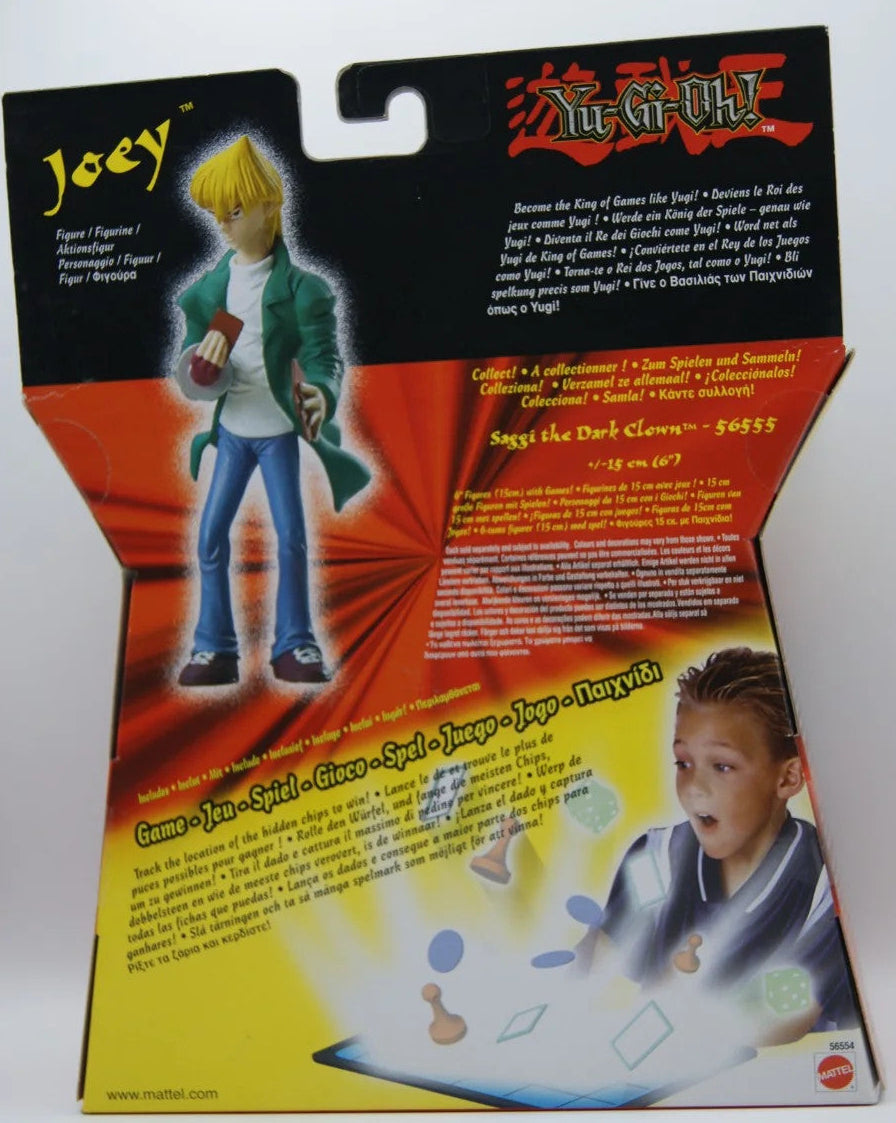 Yu-Gi-Oh! Joey Wheeler Figur & Spiel Mattel 2002 Vintage OVP selten