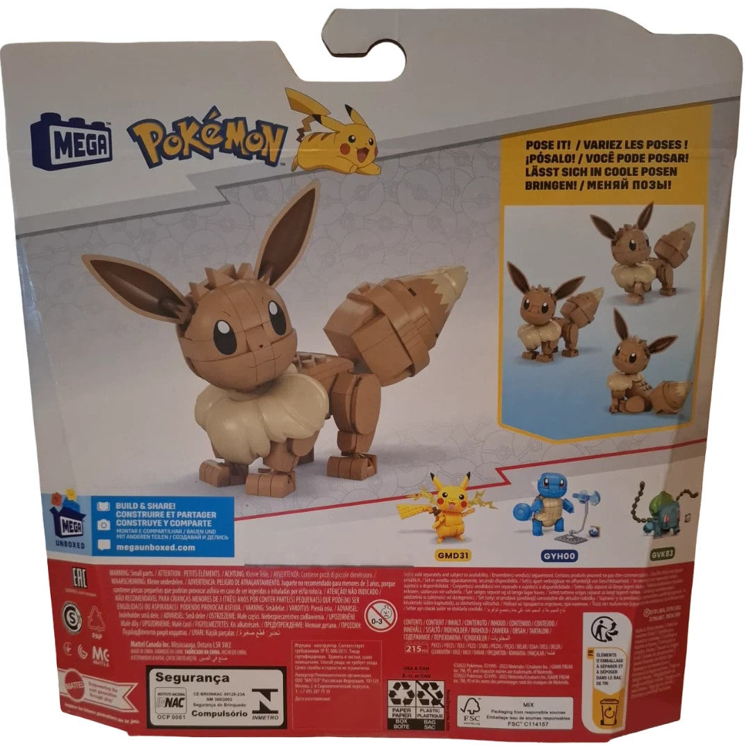 MEGA Pokémon Build & Show Evoli  215 Teile Klemmbausteinfigur  Neu & OVP