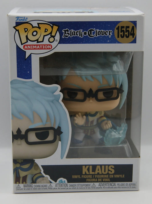 Funko Pop Black Clover Klaus #1554 Animation Vinyl Figur OVP Anime
