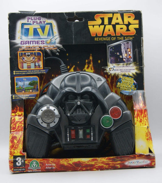 Star Wars Revenge of the Sith Plug & Play TV Game Darth Vader Jakks Pacific OVP