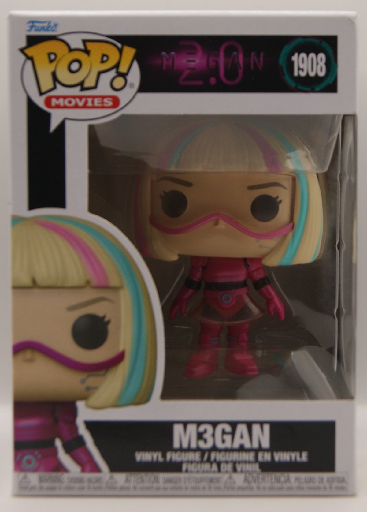 Funko Pop! Movies M3GAN 2.0 M3GAN #1908 Pink Suit Cyberpunk Vinyl Figur OVP