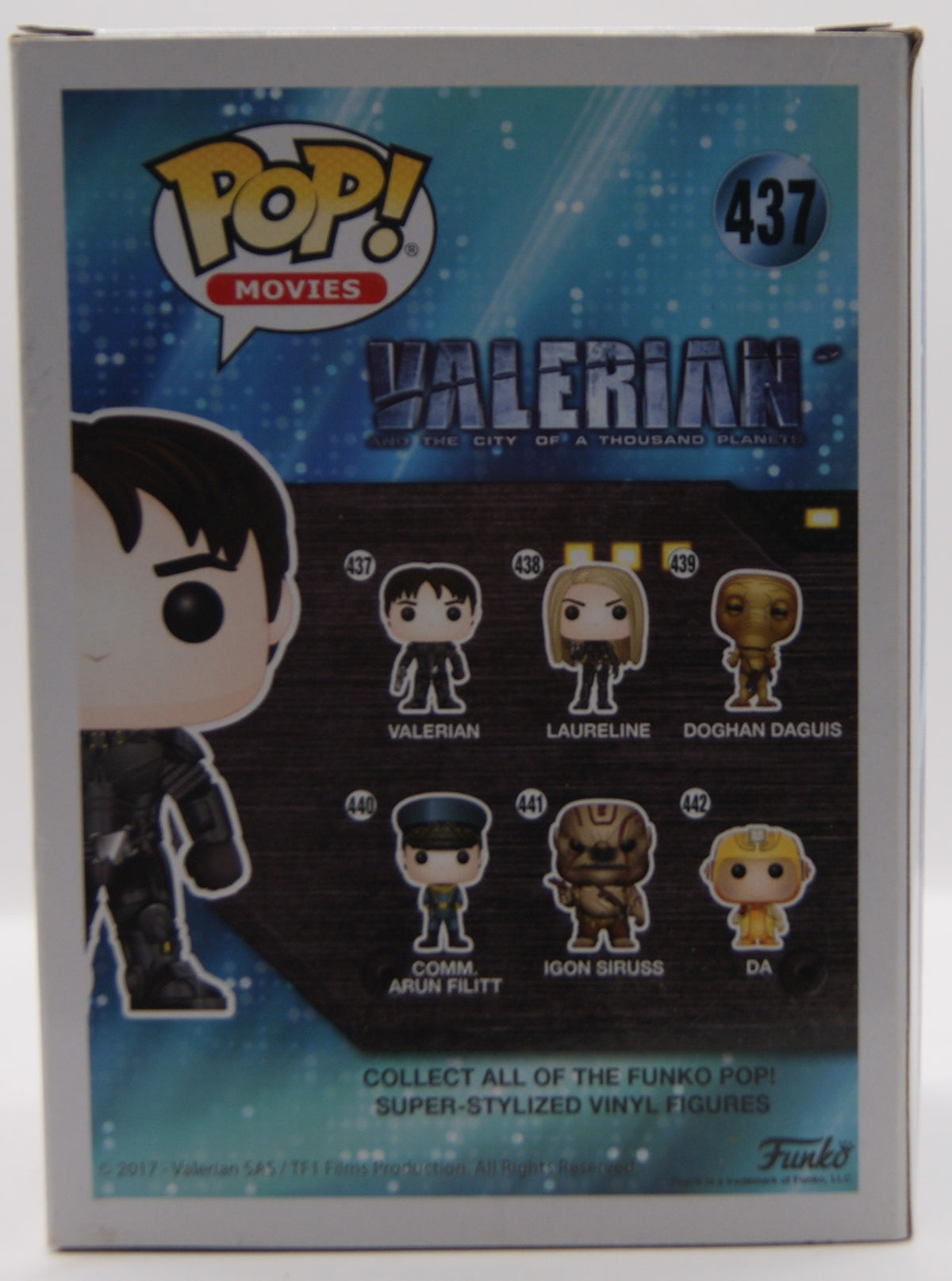 Funko Pop! Movies Valerian and the City of a Thousand Planets Valerian #437 OVP