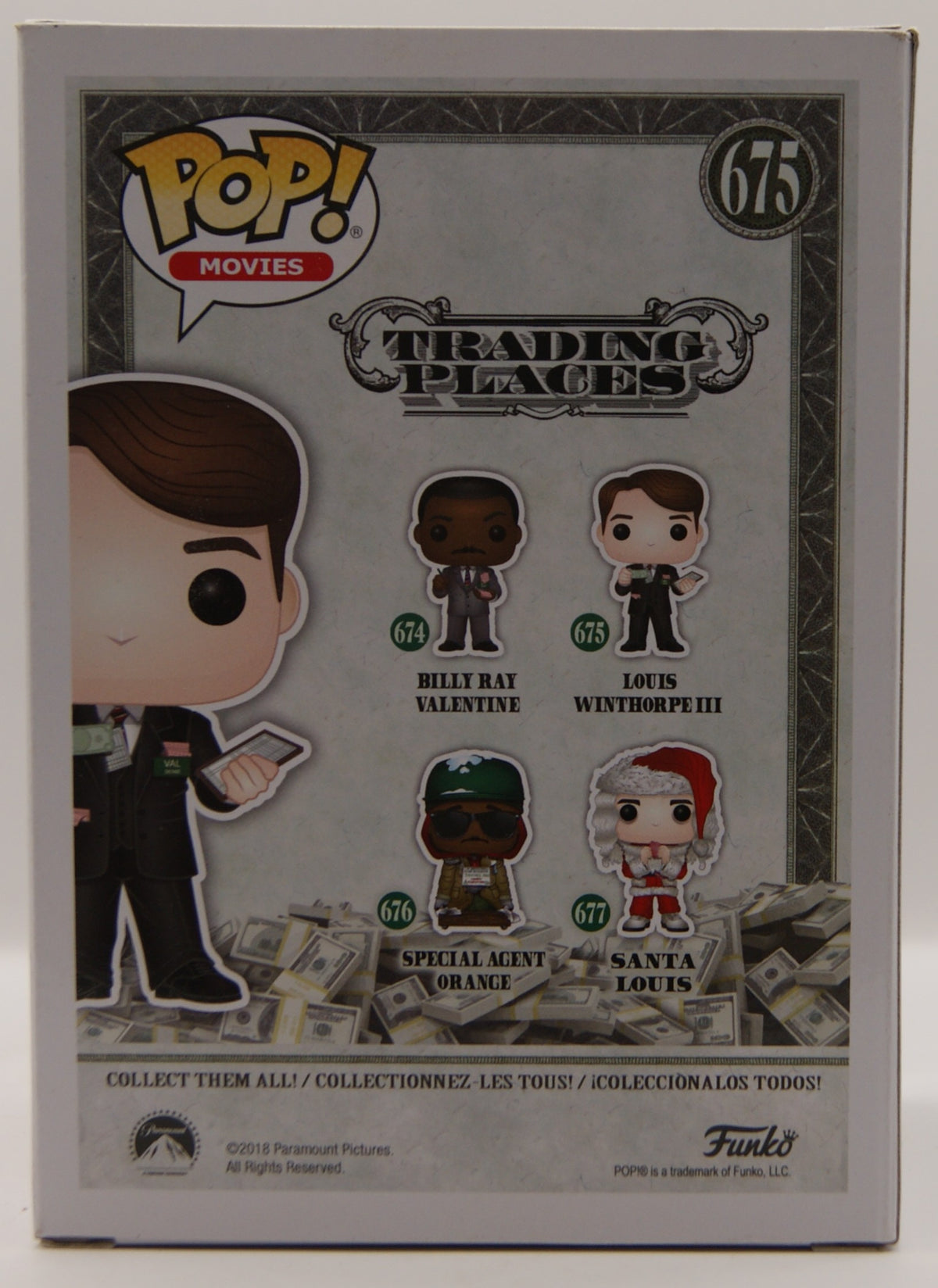 Funko Pop! Movies Trading Places Die Glücksritter Louis Winthorpe III #675 OVP Vaulted