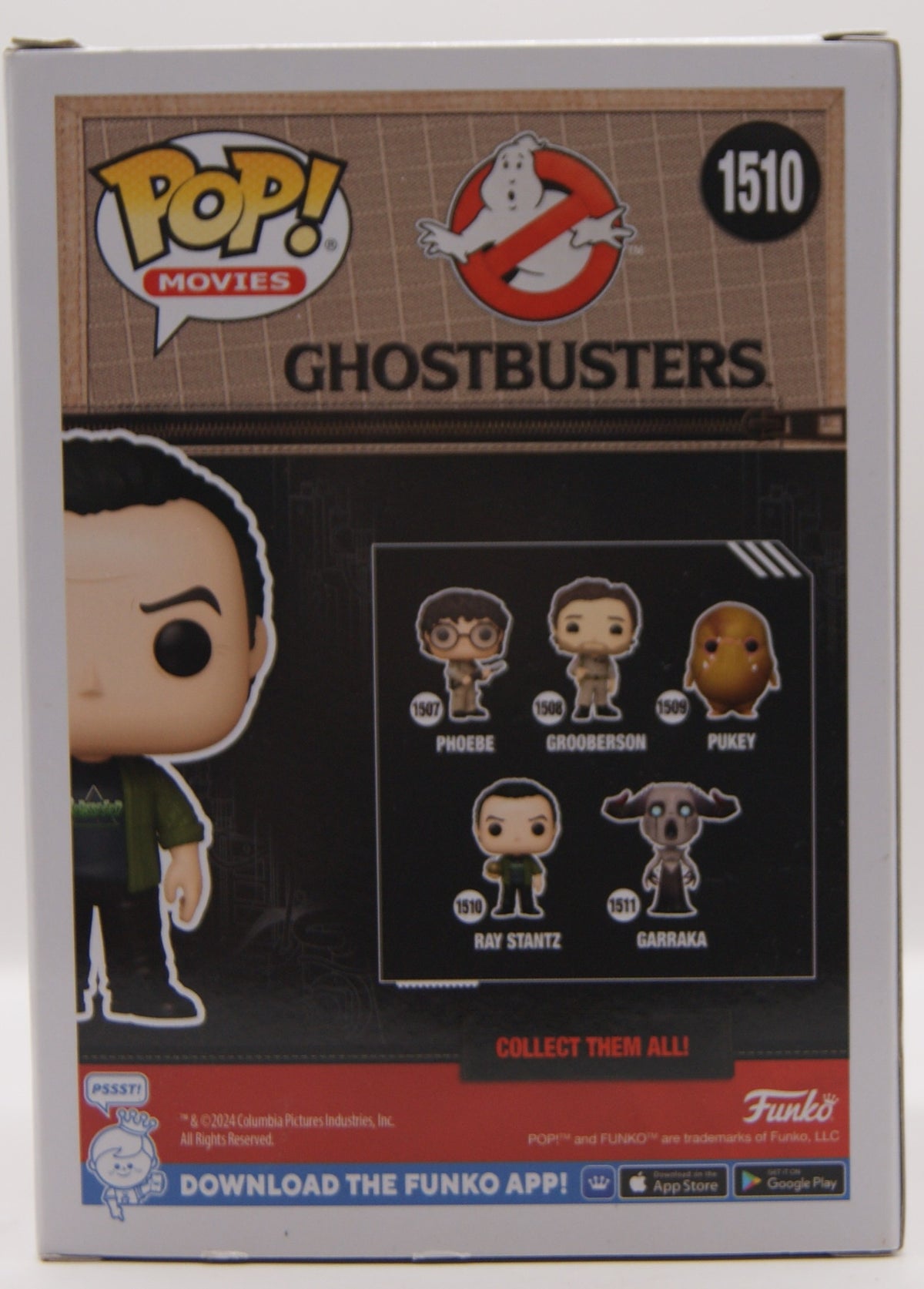 Funko Pop! Movies Ghostbusters Frozen Empire Ray Stantz #1510 Glow in the Dark OVP