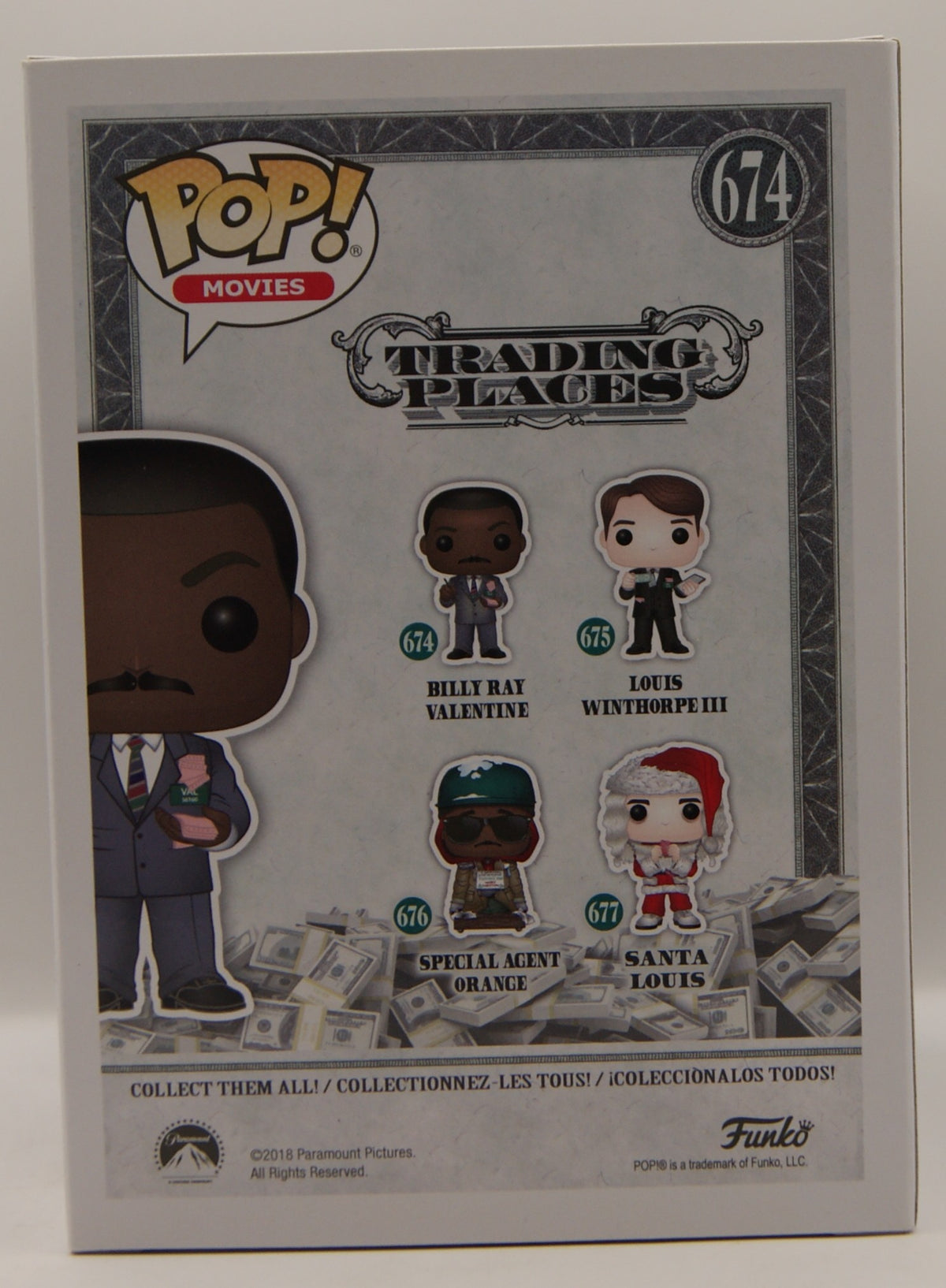Funko Pop! Movies Die Glücksritter Trading Places Billy Ray Valentine #674 Vinyl Figur OVP