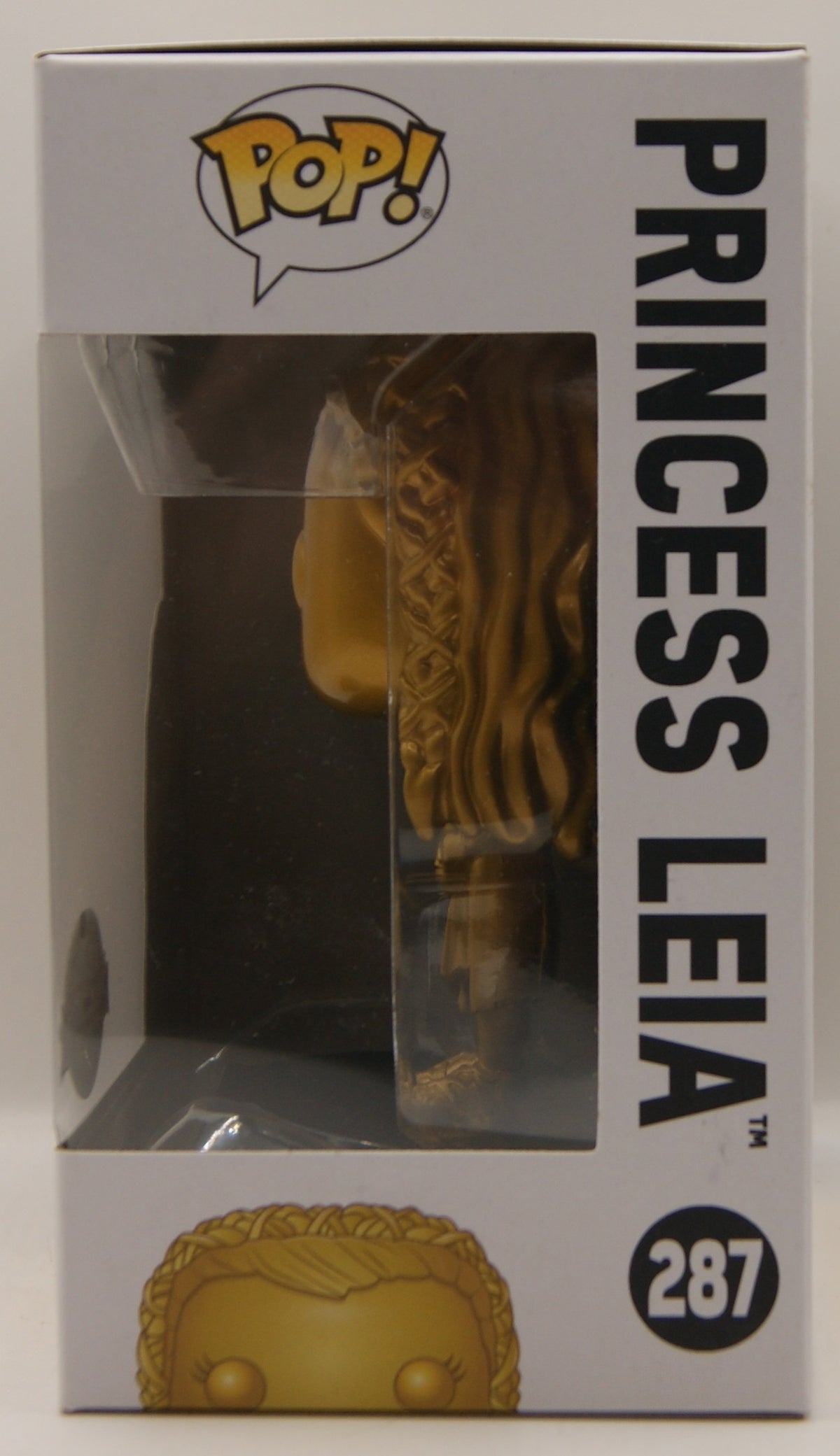 Funko Pop! Star Wars Princess Leia #287 Gold Metallic Special Edition Bobble-Head OVP
