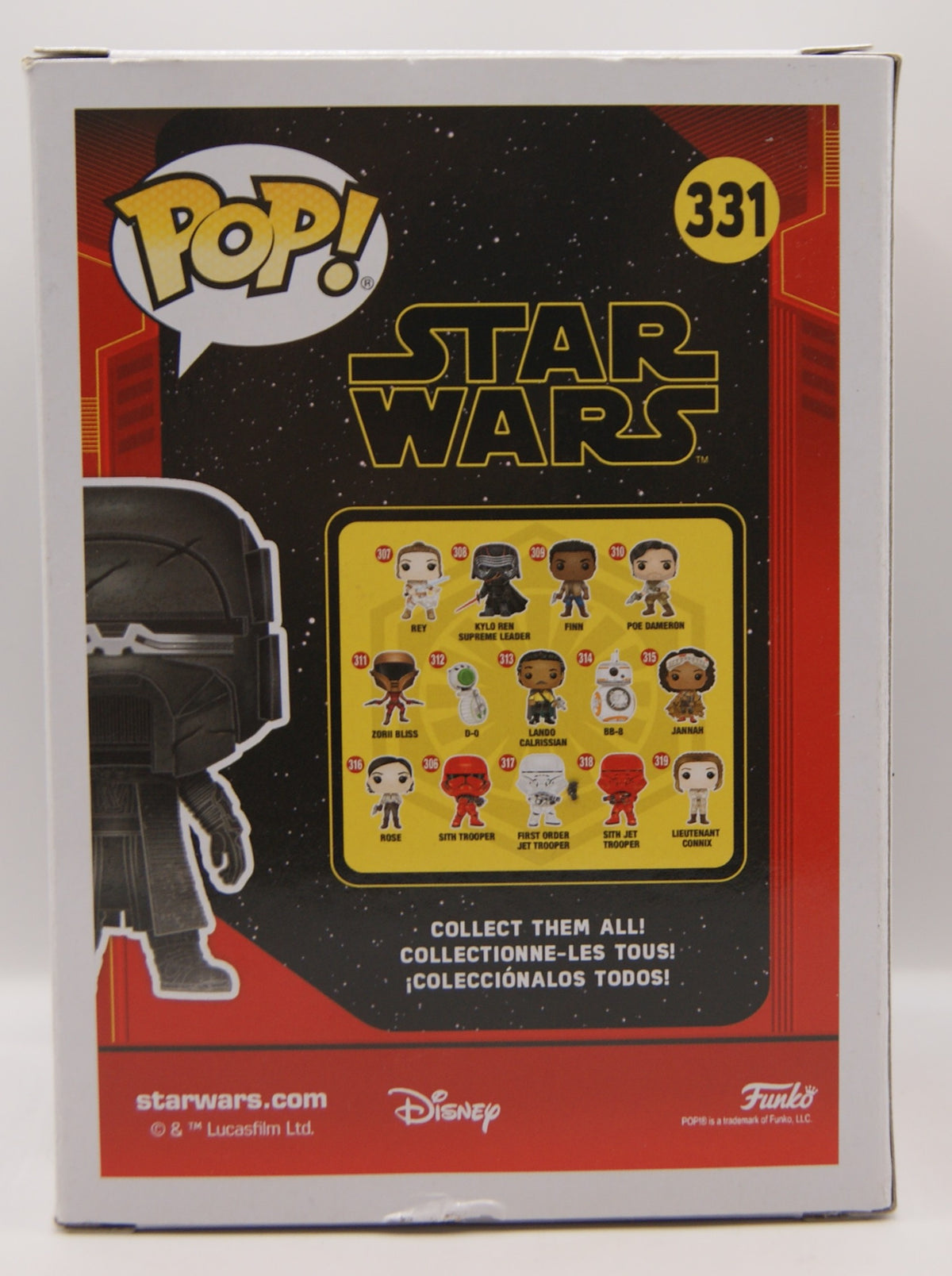 Funko Pop! Star Wars Knight of Ren (Blaster Rifle) #331 GameStop Exclusive Bobble-Head OVP