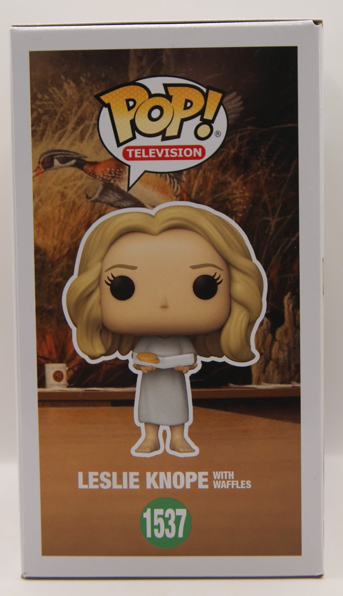 Funko Pop! Television Parks and Recreation Leslie Knope with Waffles #1537 Vinyl Figur OVP