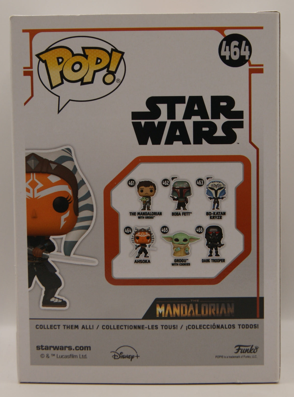 Funko Pop! Star Wars The Mandalorian Ahsoka #464 Bobble-Head Vinyl Figur OVP