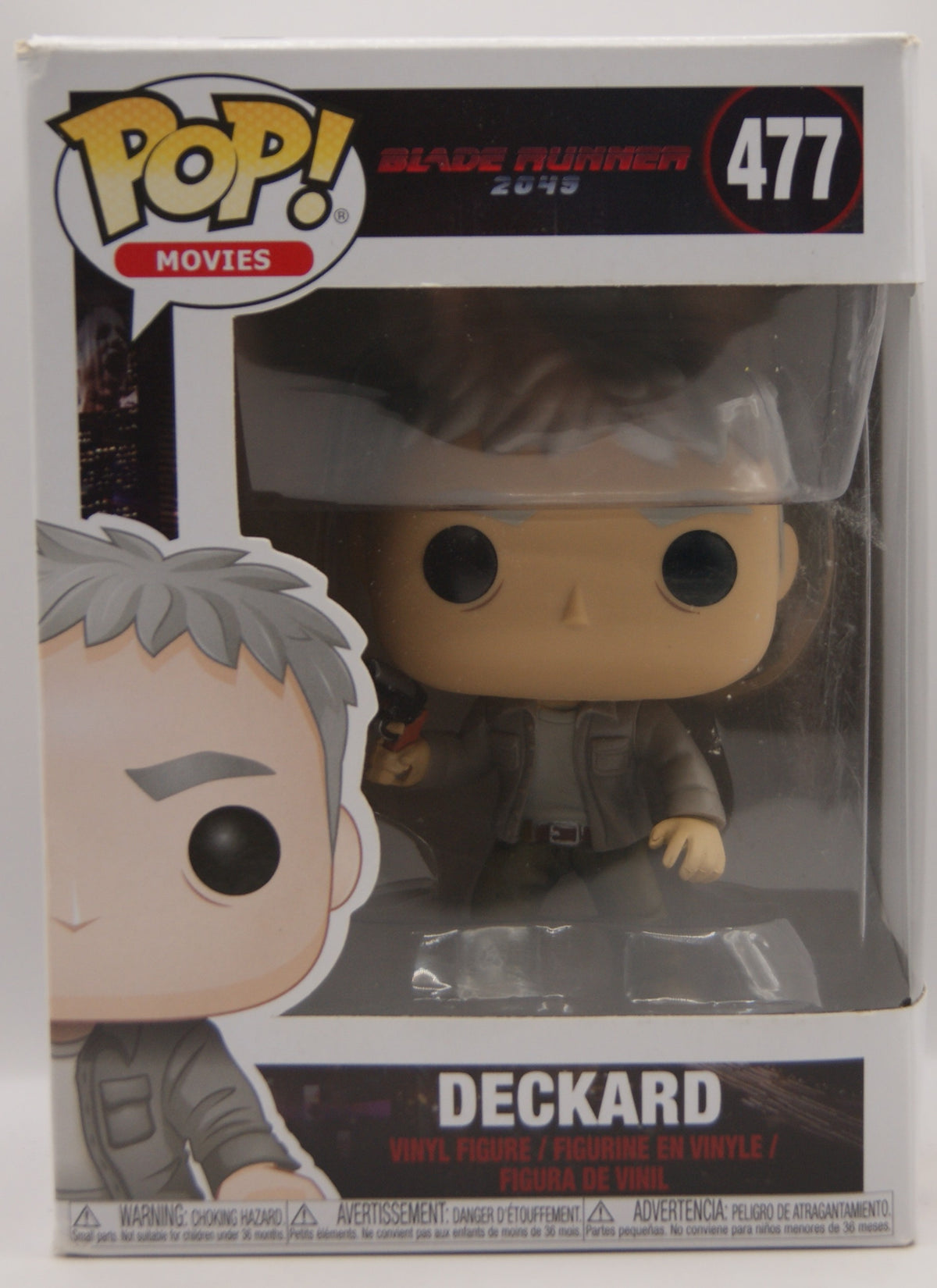 Funko Pop! Movies Blade Runner 2049 Deckard #477 Rick Deckard Vinyl Figur OVP Vaulted
