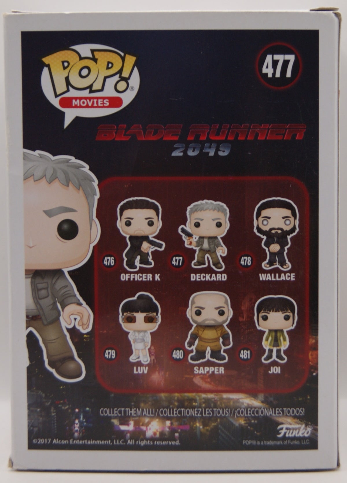 Funko Pop! Movies Blade Runner 2049 Deckard #477 Rick Deckard Vinyl Figur OVP Vaulted
