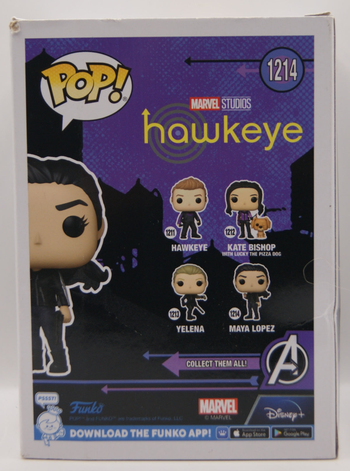 Funko Pop! Marvel Hawkeye Maya Lopez #1214 Bobble-Head Vinyl Figur OVP
