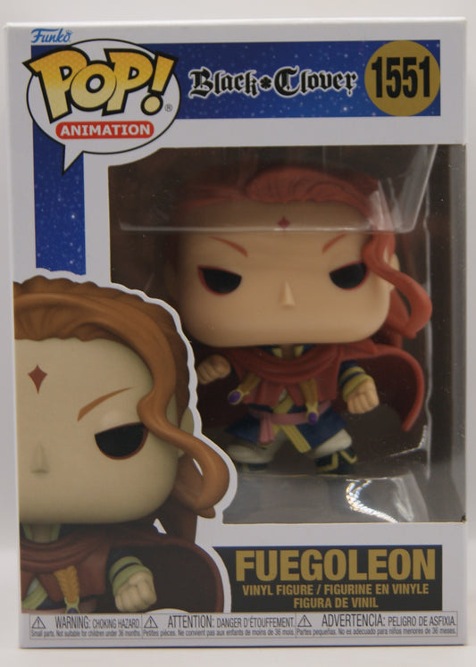 Funko Pop! Animation Black Clover Fuegoleon #1551 Vinyl Figur Anime OVP