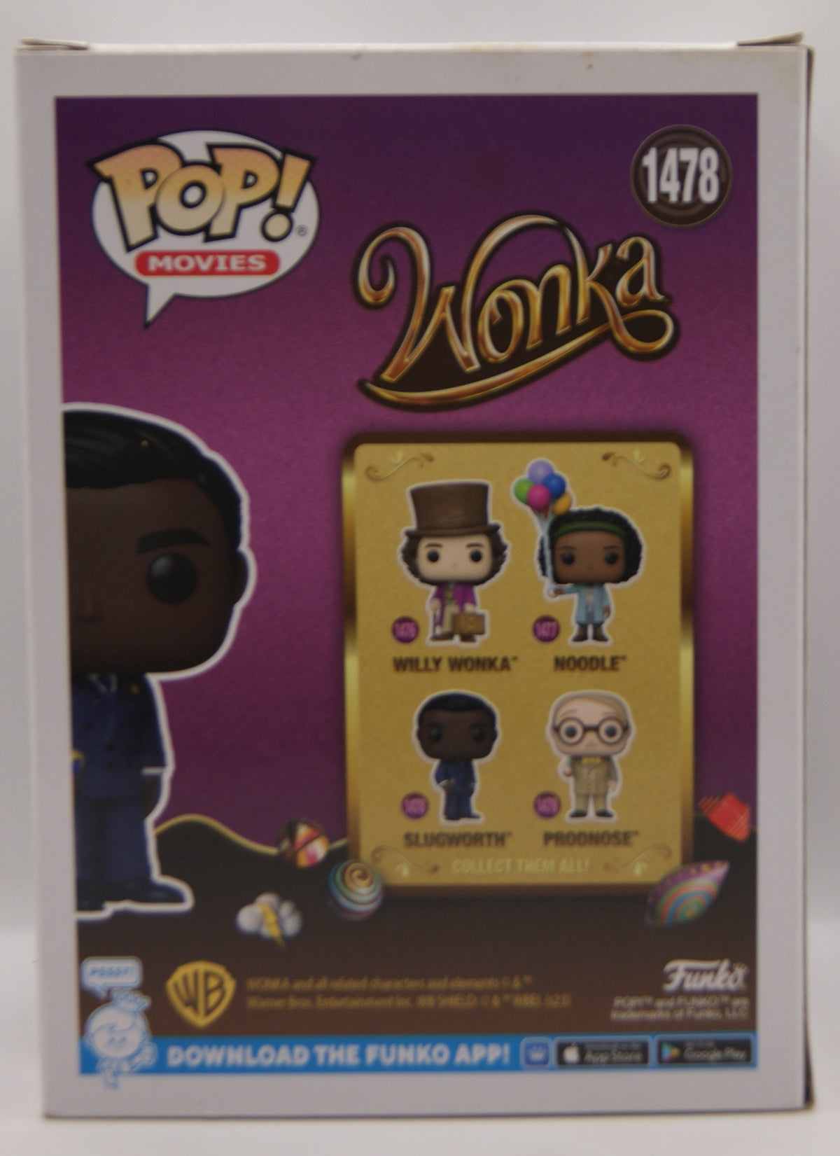 Funko Pop! Movies Wonka Slugworth #1478 Vinyl Figur OVP 68089