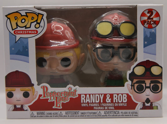 Funko Pop! Christmas Peppermint Lane Randy & Rob 2-Pack #04 Vinyl Figuren OVP