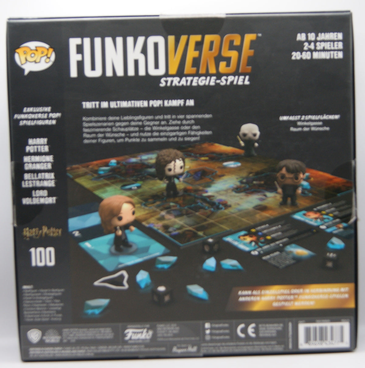 Funko Funkoverse Harry Potter 100 Strategie-Spiel Deutsch 4 Funko Figuren komplett
