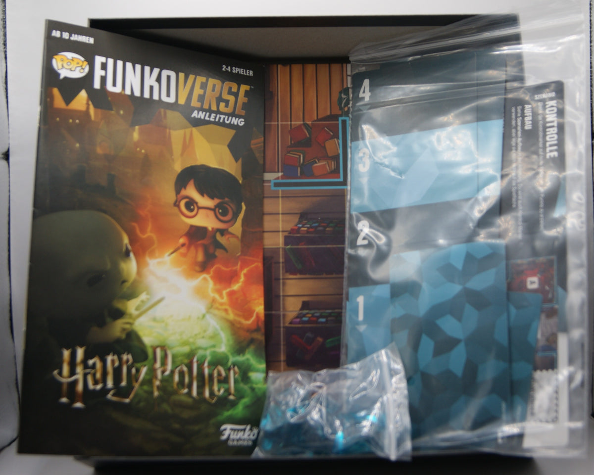 Funko Funkoverse Harry Potter 100 Strategie-Spiel Deutsch 4 Funko Figuren komplett