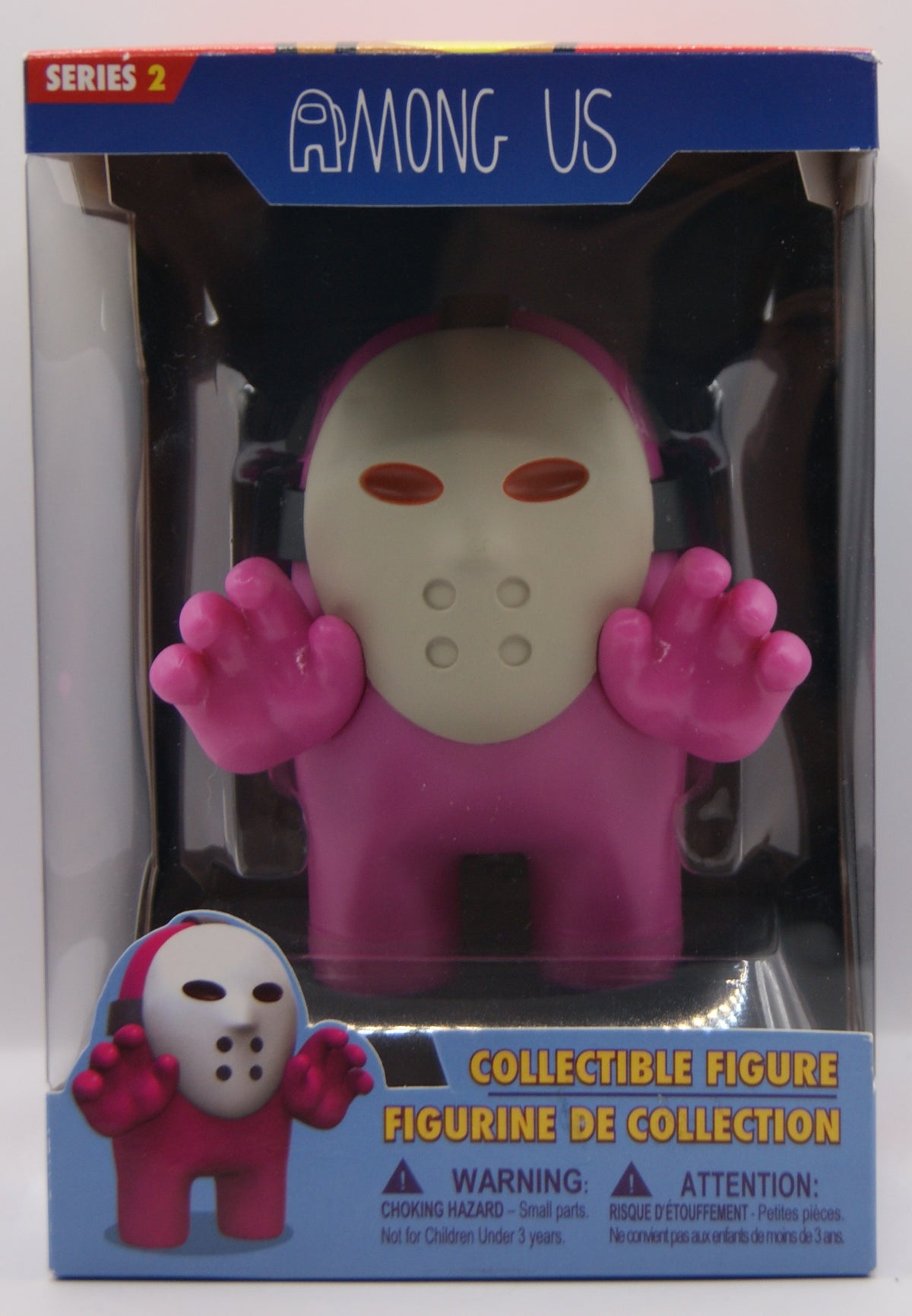 Among Us Series 2 Pink Crewmate mit Hockey-Maske – Toikido / Just Toys Sammelfigur OVP