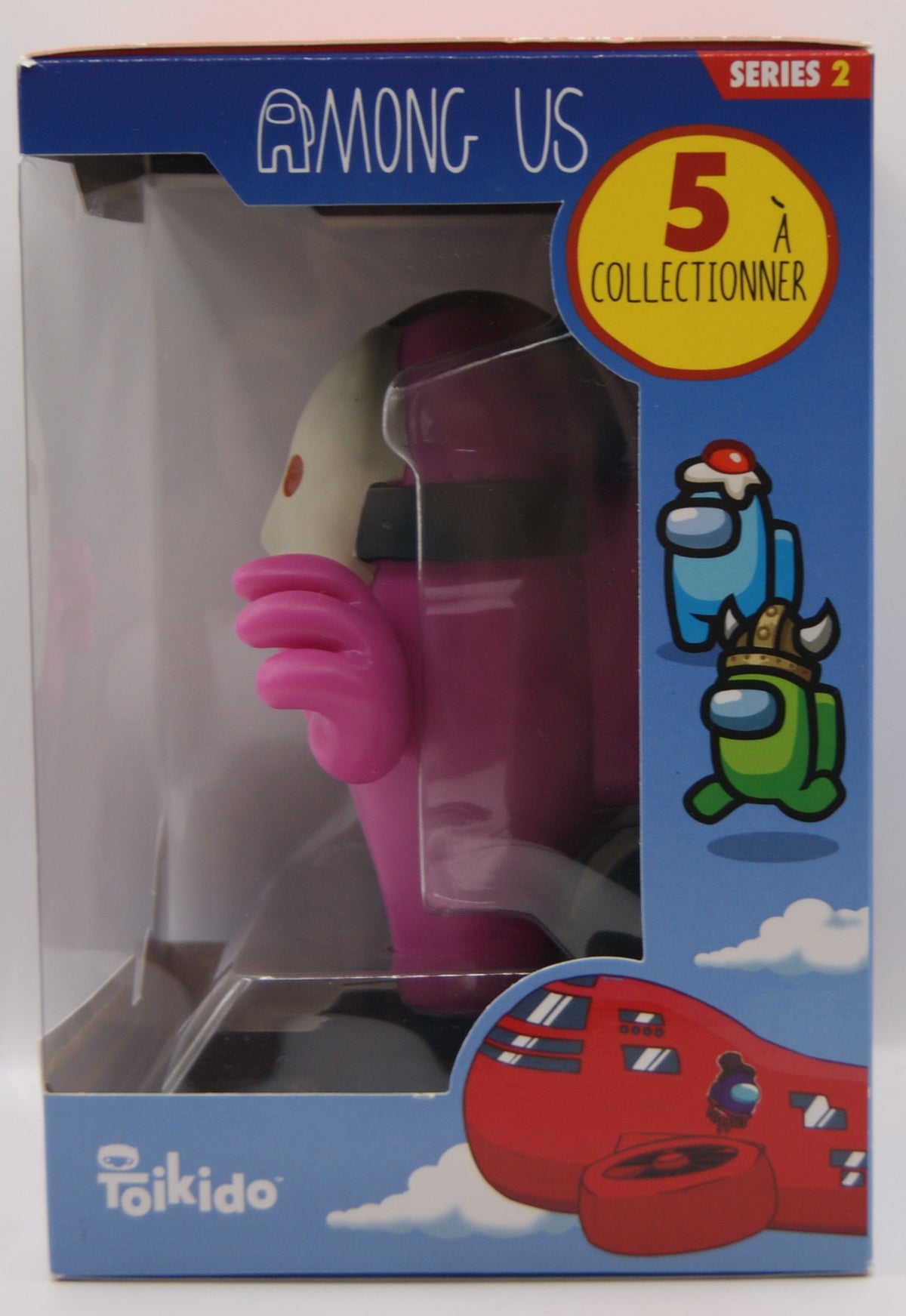 Among Us Series 2 Pink Crewmate mit Hockey-Maske – Toikido / Just Toys Sammelfigur OVP