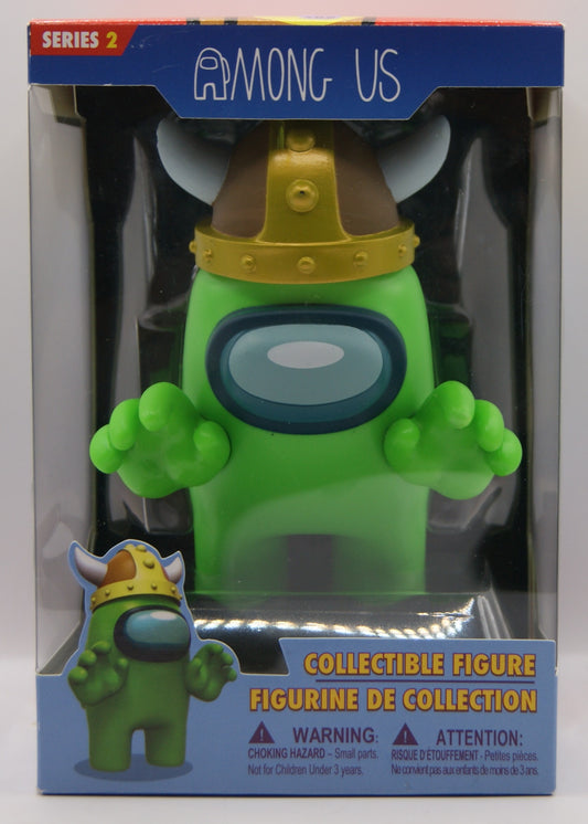 Among Us Series 2 Green Crewmate mit Wikingerhelm – Toikido Sammelfigur OVP