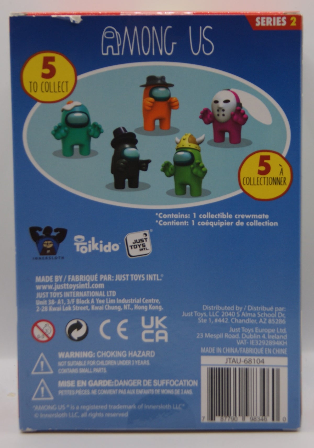 Among Us Series 2 Green Crewmate mit Wikingerhelm – Toikido Sammelfigur OVP