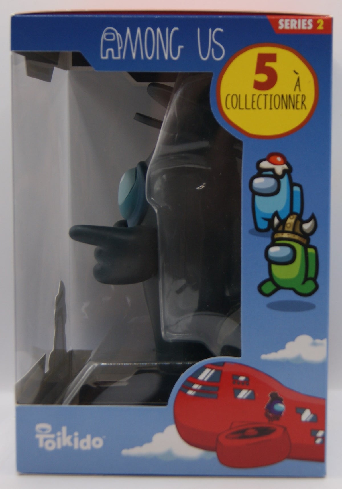 Among Us Series 2 Black Crewmate mit Top Hat – Toikido Sammelfigur OVP