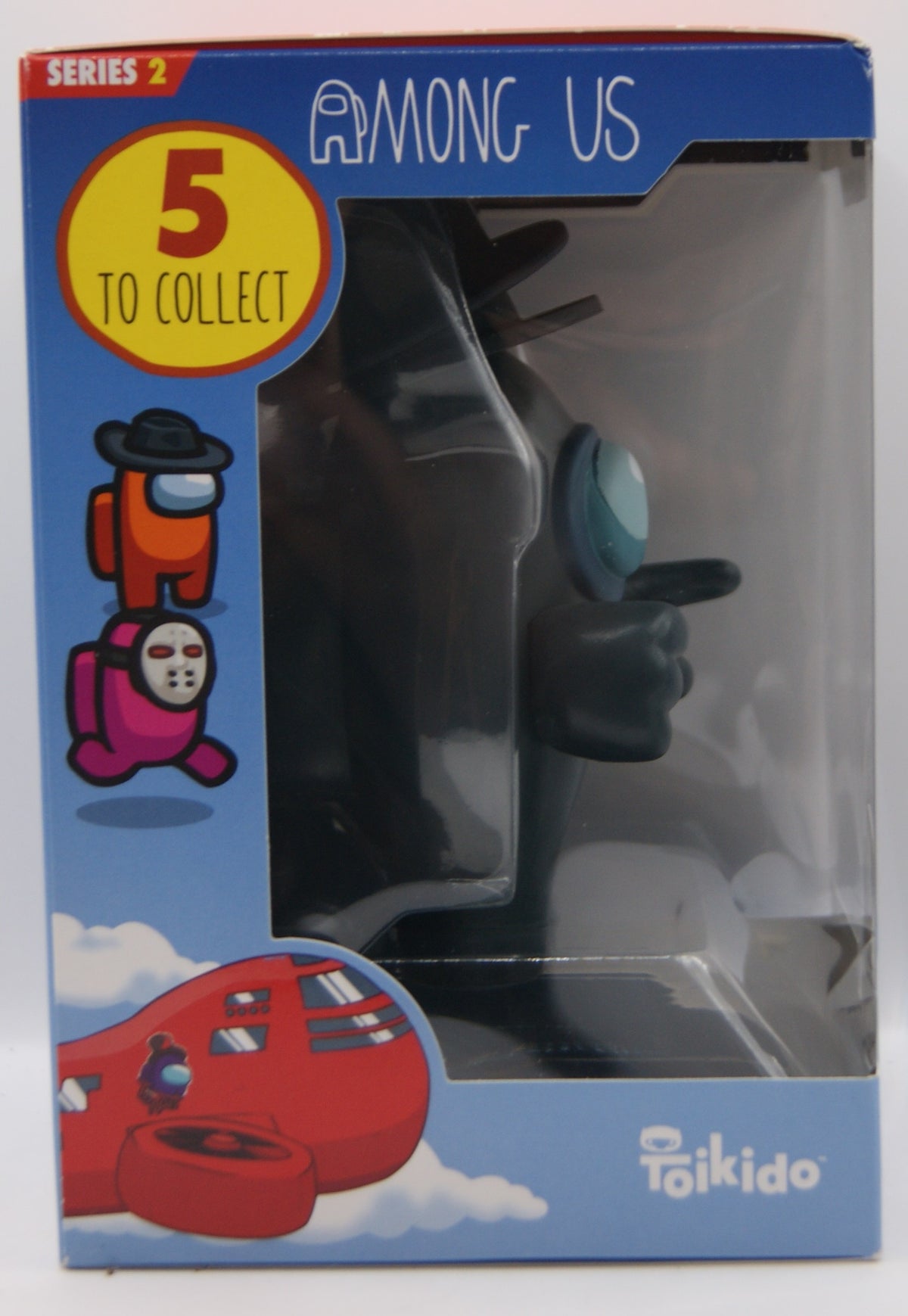 Among Us Series 2 Black Crewmate mit Top Hat – Toikido Sammelfigur OVP