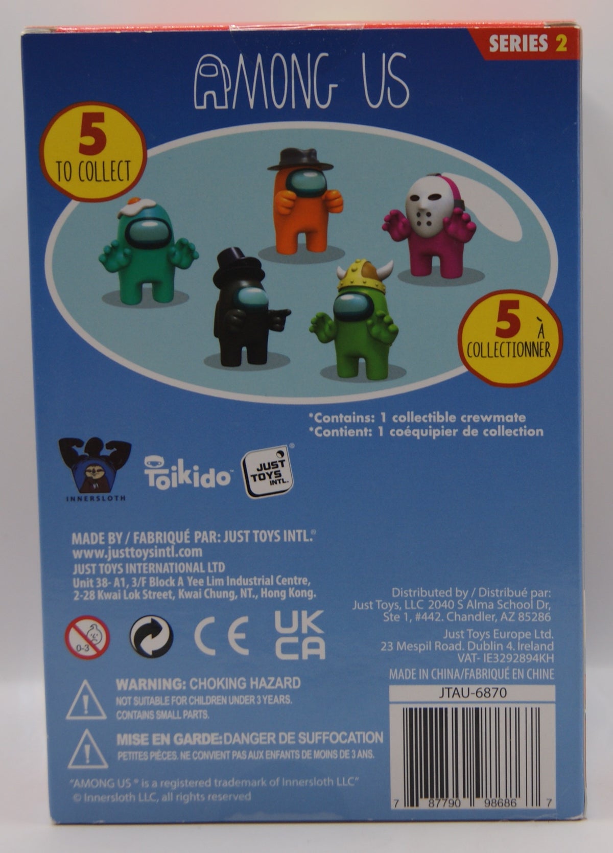 Among Us Series 2 Orange Crewmate mit Fedora Hut – Toikido Sammelfigur OVP