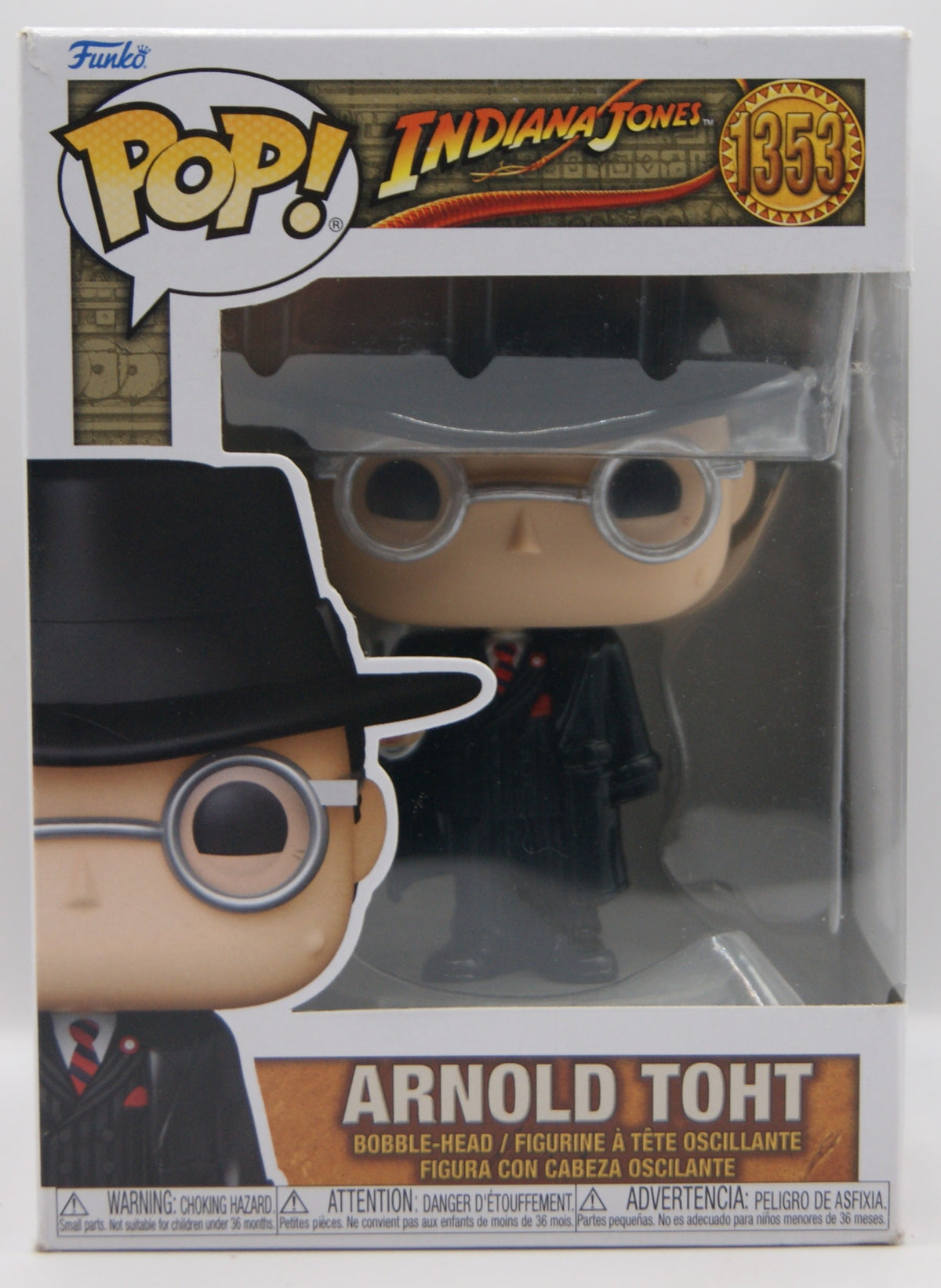 Funko Pop! Indiana Jones Arnold Toht #1353 Raiders of the Lost Ark OVP
