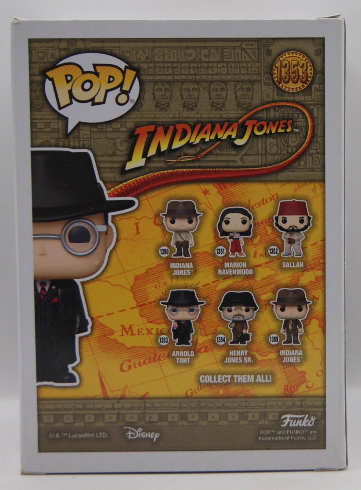 Funko Pop! Indiana Jones Arnold Toht #1353 Raiders of the Lost Ark OVP
