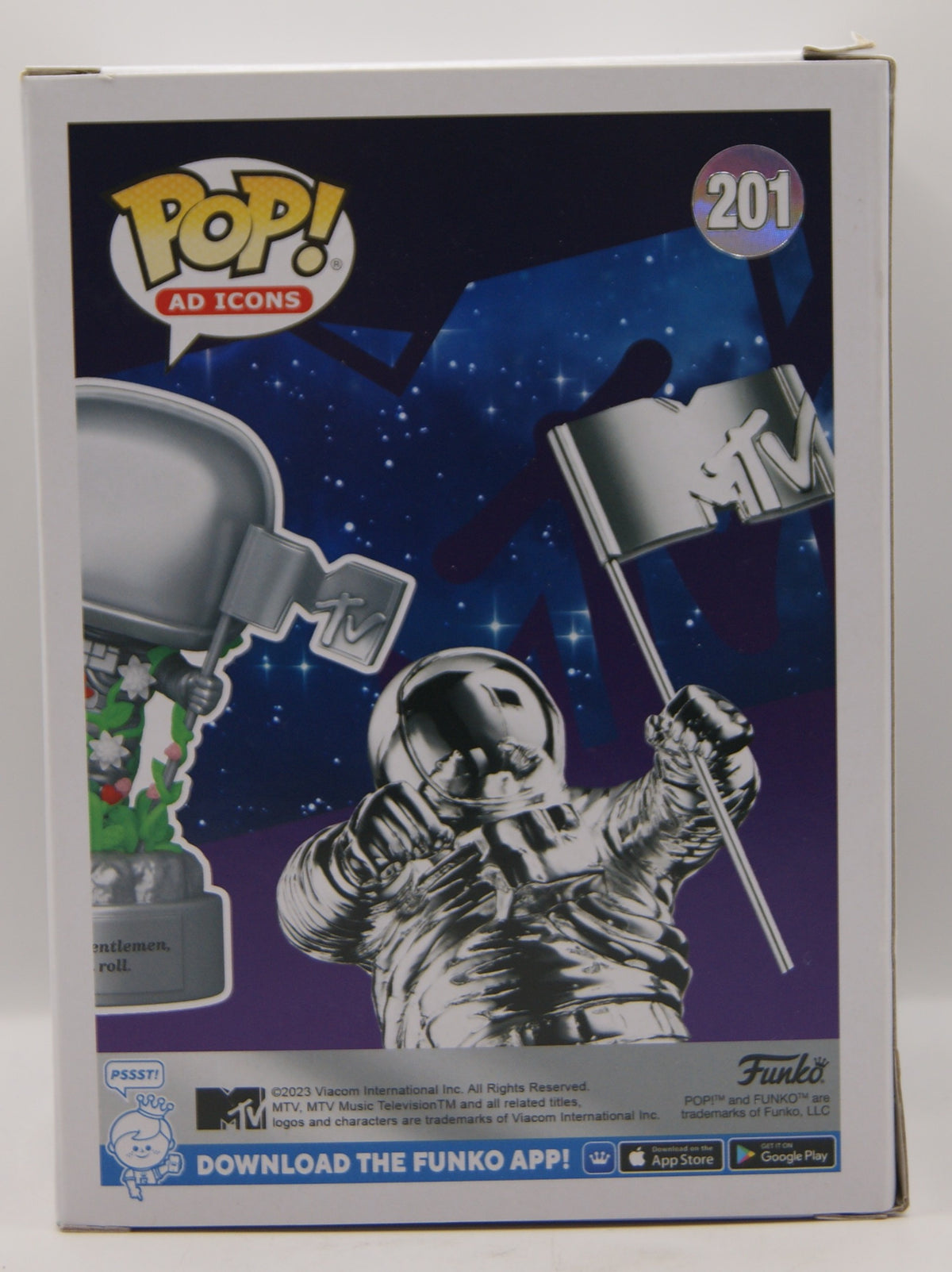 Funko Pop! Ad Icons – MTV Moon Person #201 – 40th Anniversary