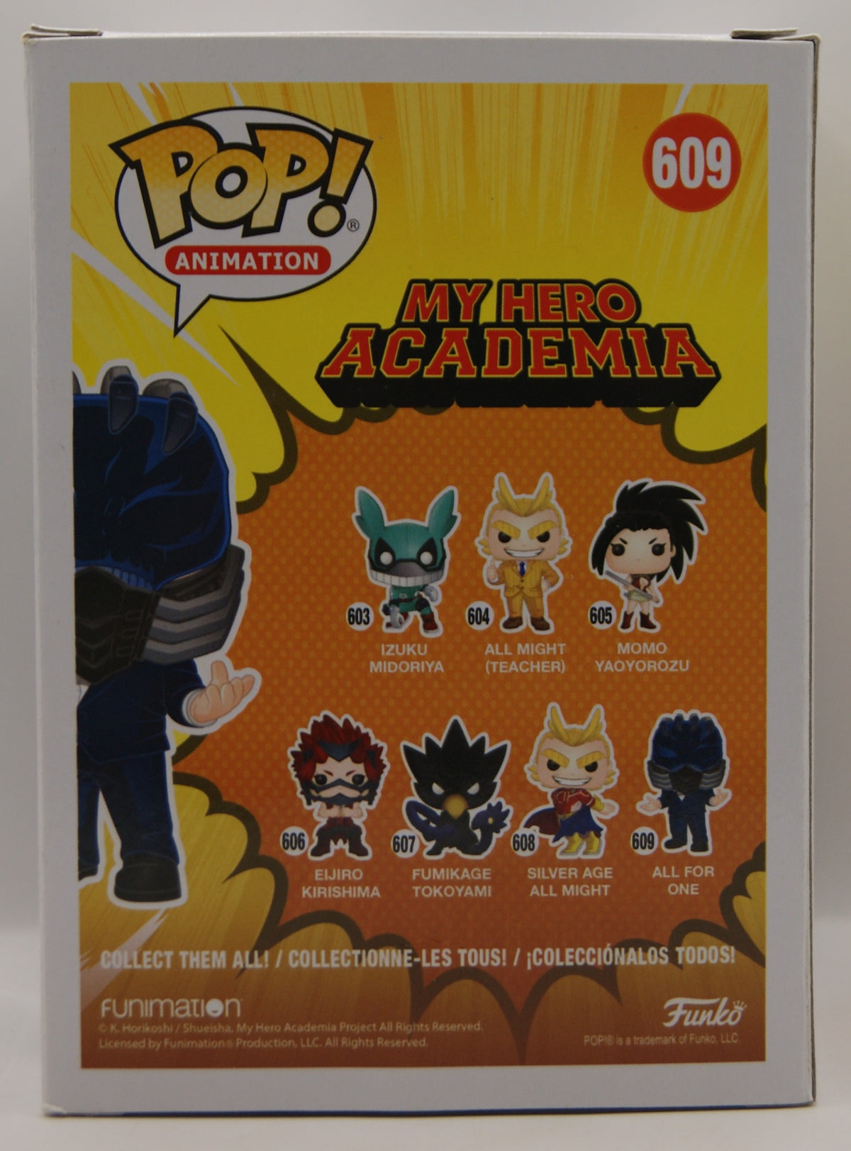 Funko Pop! Animation – My Hero Academia – All For One #609