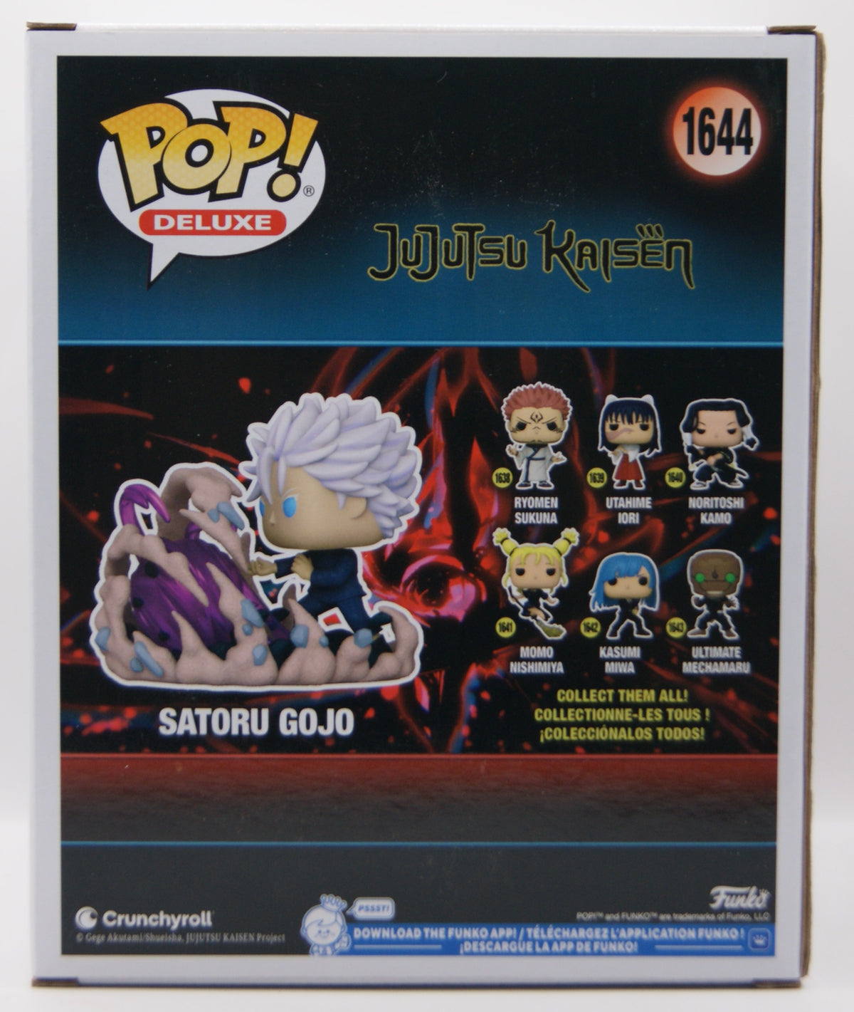 Funko Pop! Deluxe XXL – Jujutsu Kaisen – Satoru Gojo #1644 – Hollow Technique Purple