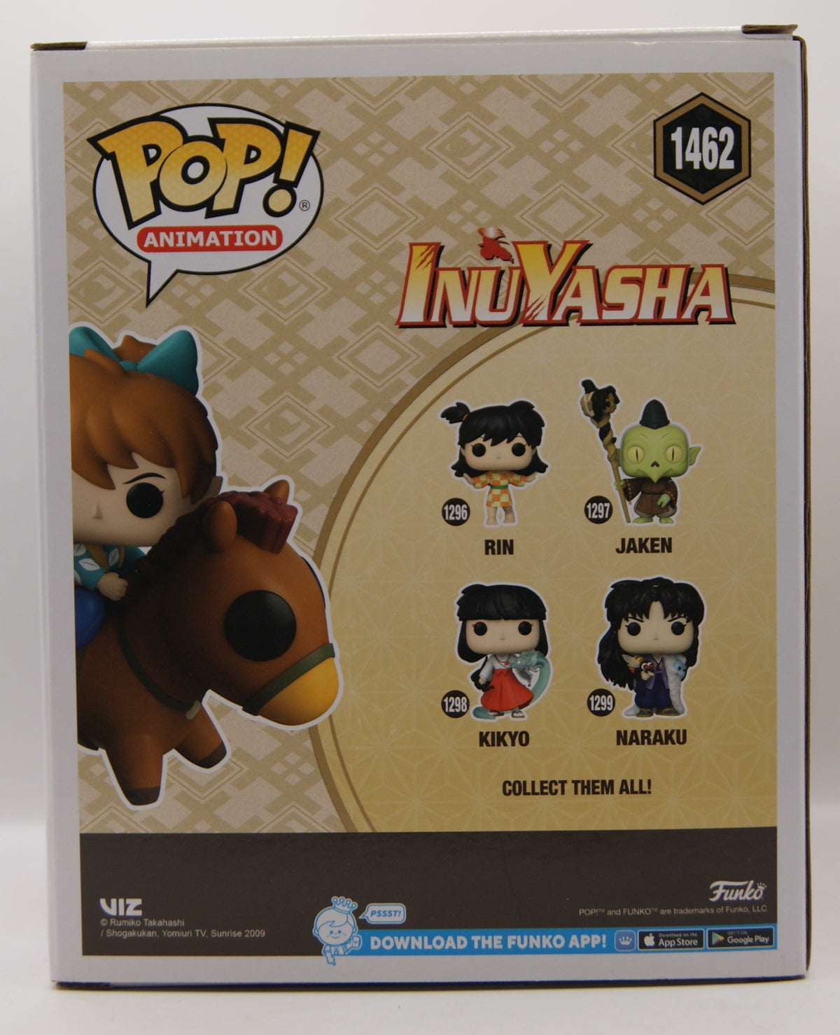 Funko Pop! InuYasha Shippo on Horse #1462 XXL 2023 Fall Convention Limited OVP