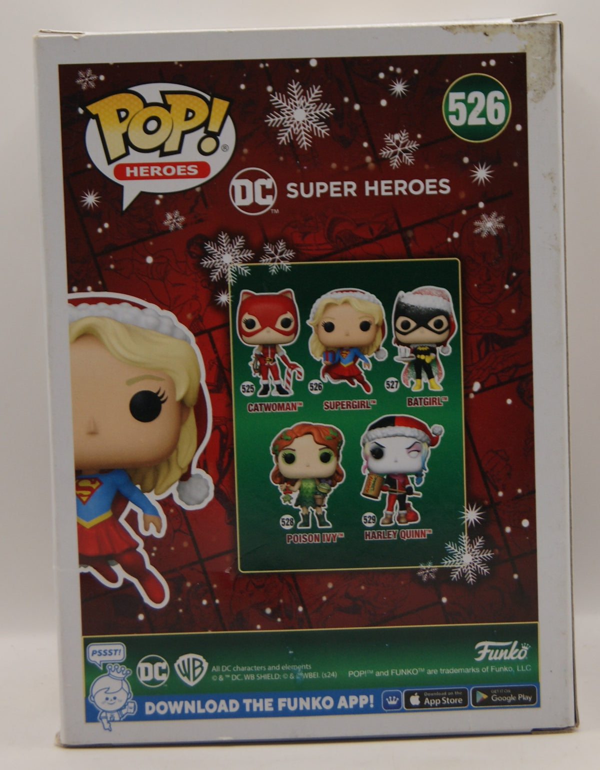 Funko Pop! Heroes DC Holiday Supergirl #526 Christmas Weihnachtsfigur OVP