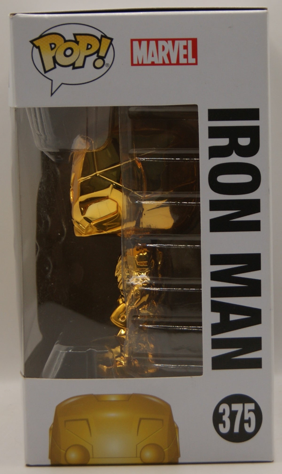 Funko Pop! Marvel Studios Iron Man #375 Gold Chrome First Ten Years Civil War OVP